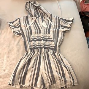 Hooded romper